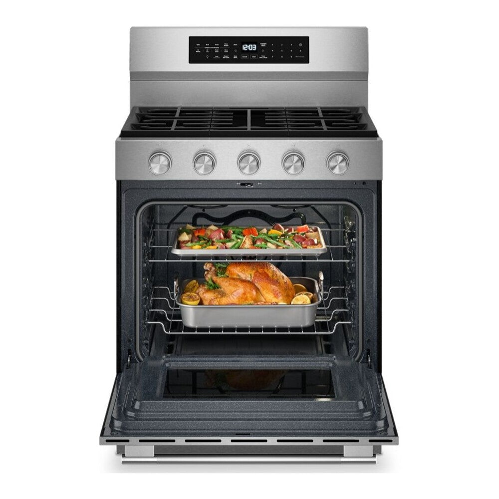KitchenAid 5.0 Cu. Ft. Smart Freestanding Gas Range with Convection Cooking Modes