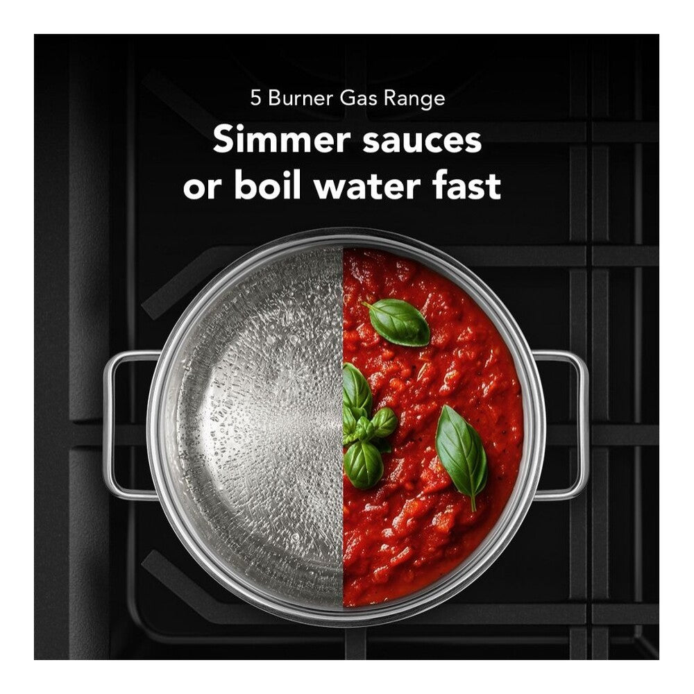 KitchenAid 5.0 Cu. Ft. Smart Freestanding Gas Range with Convection Cooking Modes