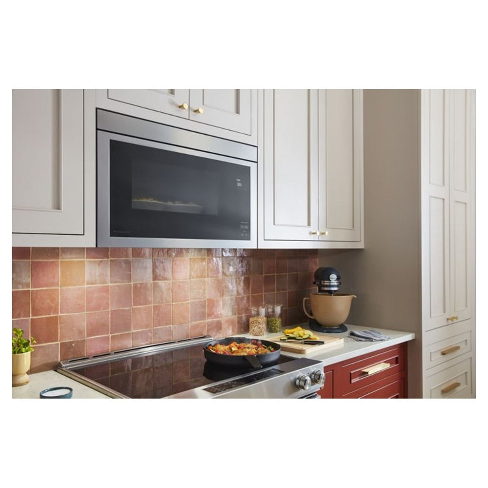 KitchenAid Over-The-Range Microwave with Flush Built-In Design