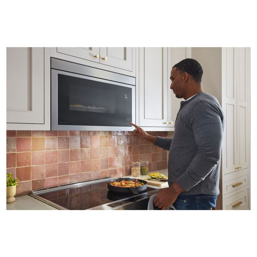 KitchenAid Over-The-Range Microwave with Flush Built-In Design