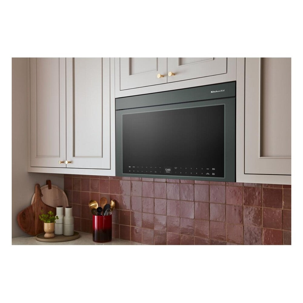 KitchenAid Multifunction Over-the-Range Microwave Oven with Flush Built-In Design