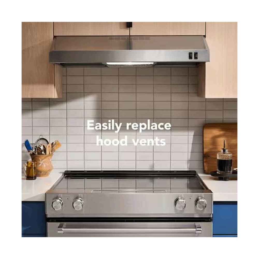 KitchenAid Smart Low Profile Microwave Hood Combination with Dual Fan Ventilation