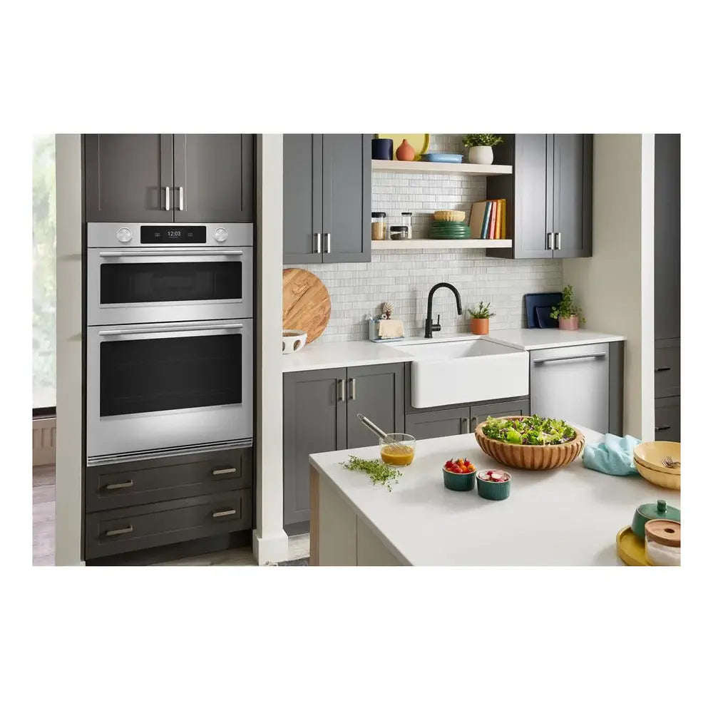KitchenAid 30-inch Smart Electric Combo Wall Oven with Assisted Cooking Modes - PrintShield