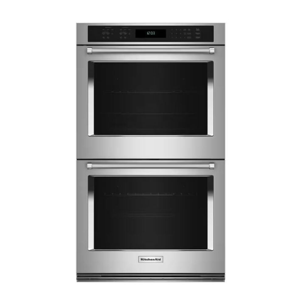 KitchenAid 30-inch Electric Double Wall Oven with No Preheat Air Fry Mode - PrintShield™ Fi