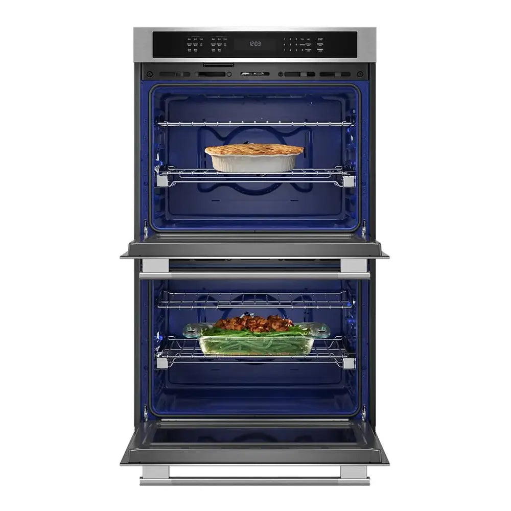 KitchenAid 30-inch Electric Double Wall Oven with No Preheat Air Fry Mode - PrintShield™ Fi