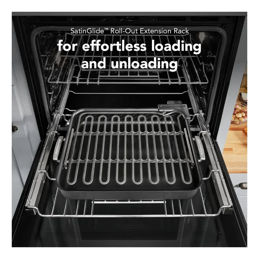 KitchenAid 30-inch Electric Double Wall Oven with No Preheat Air Fry Mode - PrintShield™ Fi