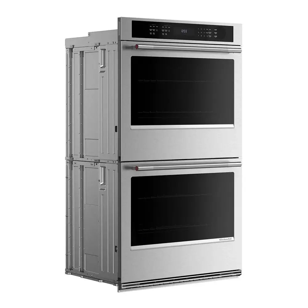 KitchenAid 30-inch Electric Double Wall Oven with No Preheat Air Fry Mode - PrintShield™ Fi