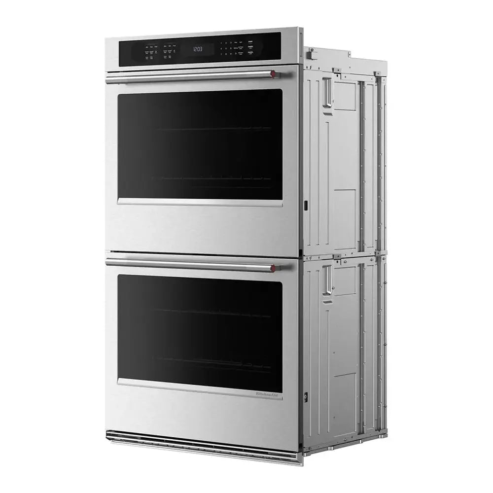 KitchenAid 30-inch Electric Double Wall Oven with No Preheat Air Fry Mode - PrintShield™ Fi