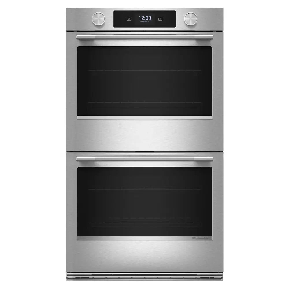 KitchenAid 30-inch Smart Electric Double Wall Oven with Assisted Cooking Modes - PrintShiel