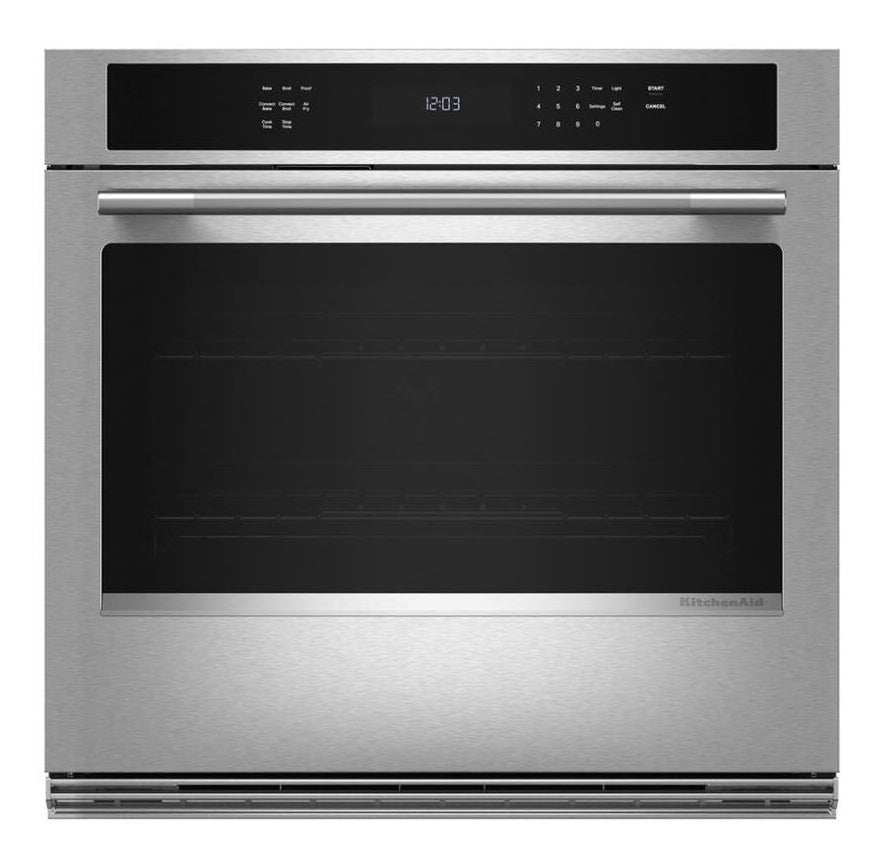 KitchenAid 30-inch Electric Single Wall Oven with No Preheat Air Fry Mode - PrintShield™ Fi