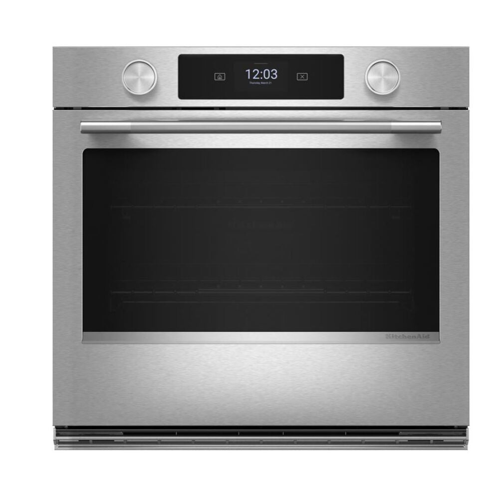 KitchenAid 27-inch Smart Electric Single Wall Oven with Assisted Cooking Modes - PrintShiel