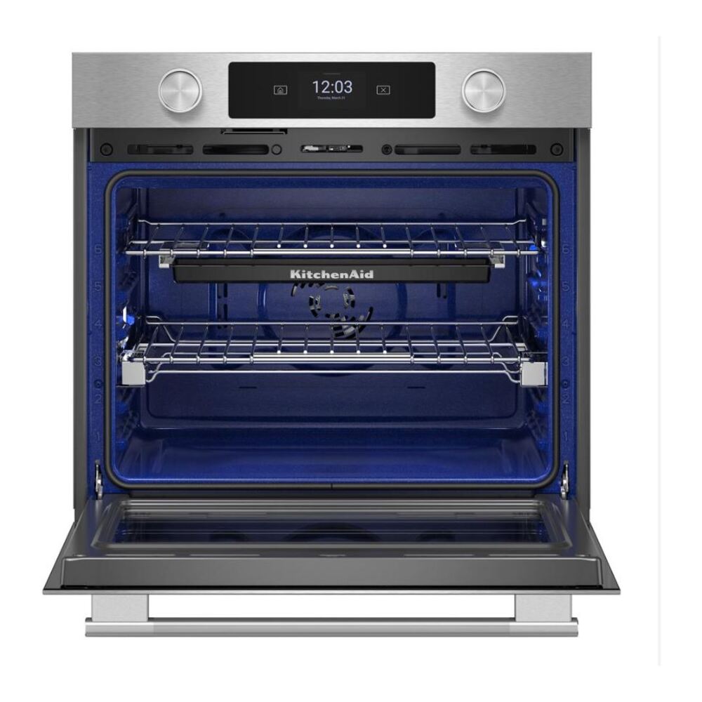 KitchenAid 27-inch Smart Electric Single Wall Oven with Assisted Cooking Modes - PrintShiel