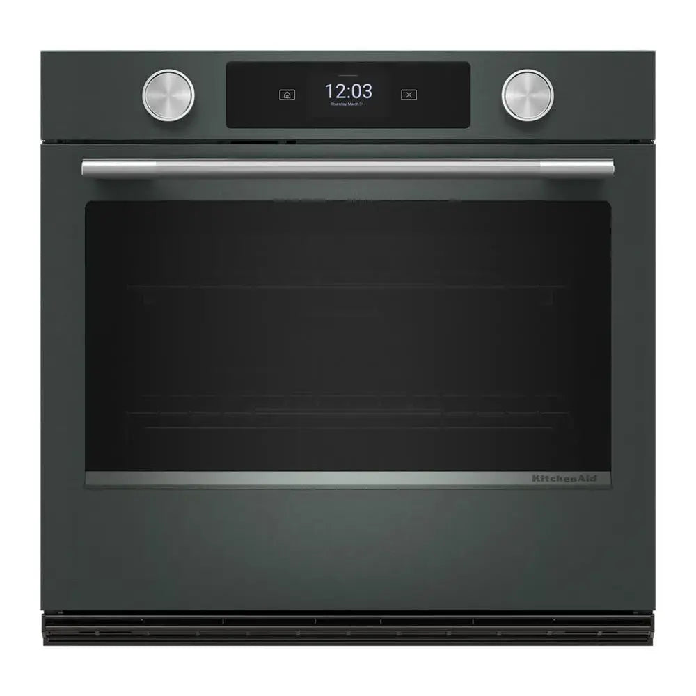 KitchenAid 30-inch Smart Electric Single Wall Oven with Assisted Cooking Modes - Juniper