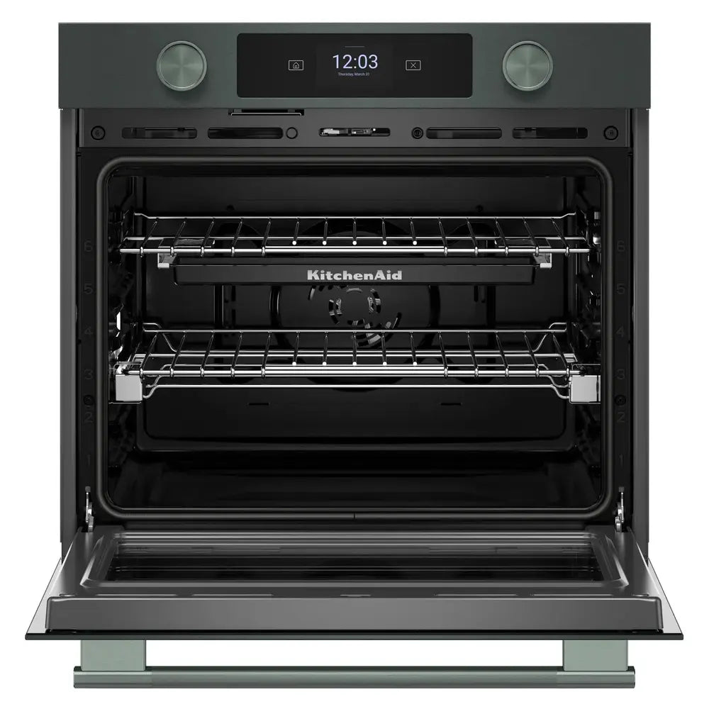 KitchenAid 30-inch Smart Electric Single Wall Oven with Assisted Cooking Modes - Juniper