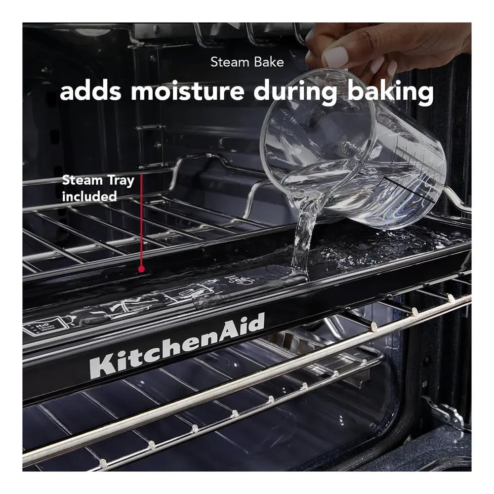 KitchenAid 30-inch Smart Electric Single Wall Oven with Assisted Cooking Modes - PrintShiel