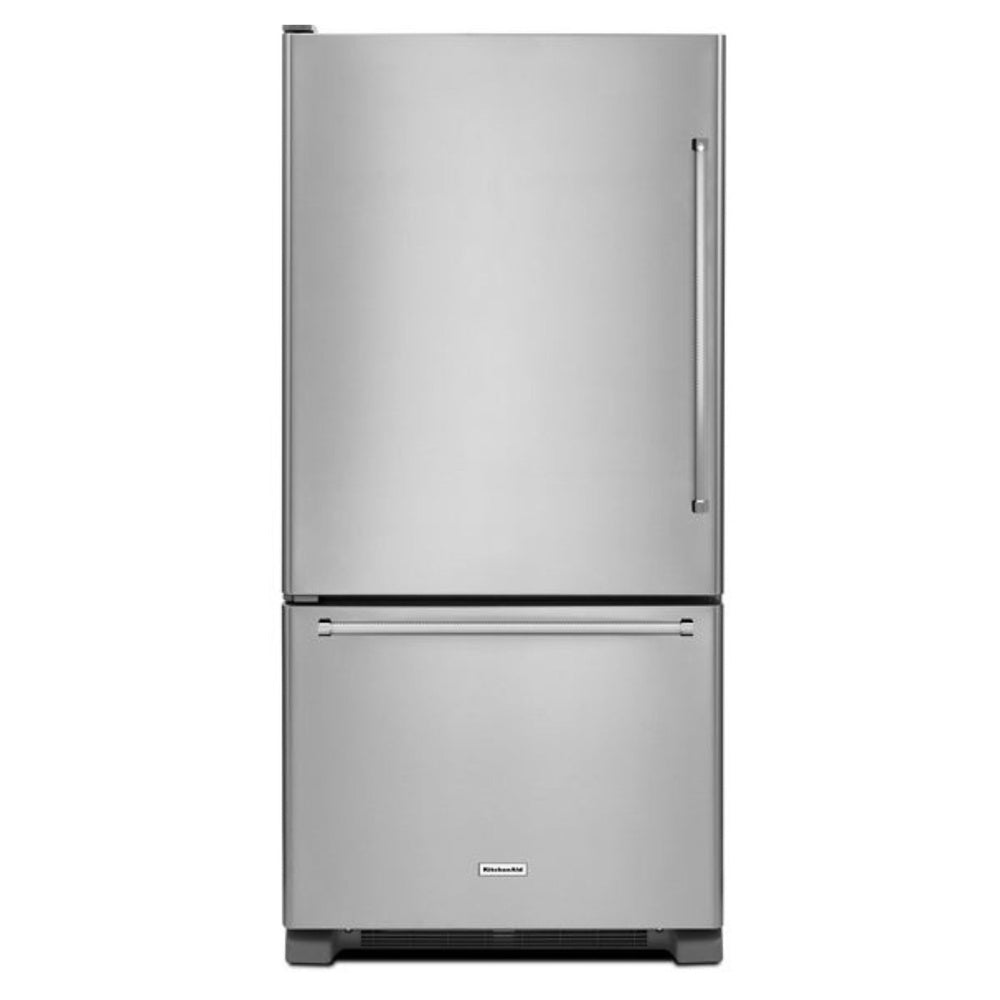 KitchenAid 22 cu. ft. 33-Inch Width Full Depth Non Dispense Bottom Mount Refrigerator