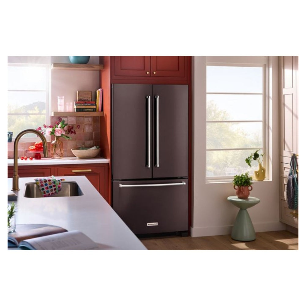 KitchenAid 20 cu. ft. 36-Inch Width Counter-Depth French Door Refrigerator with Interior Di