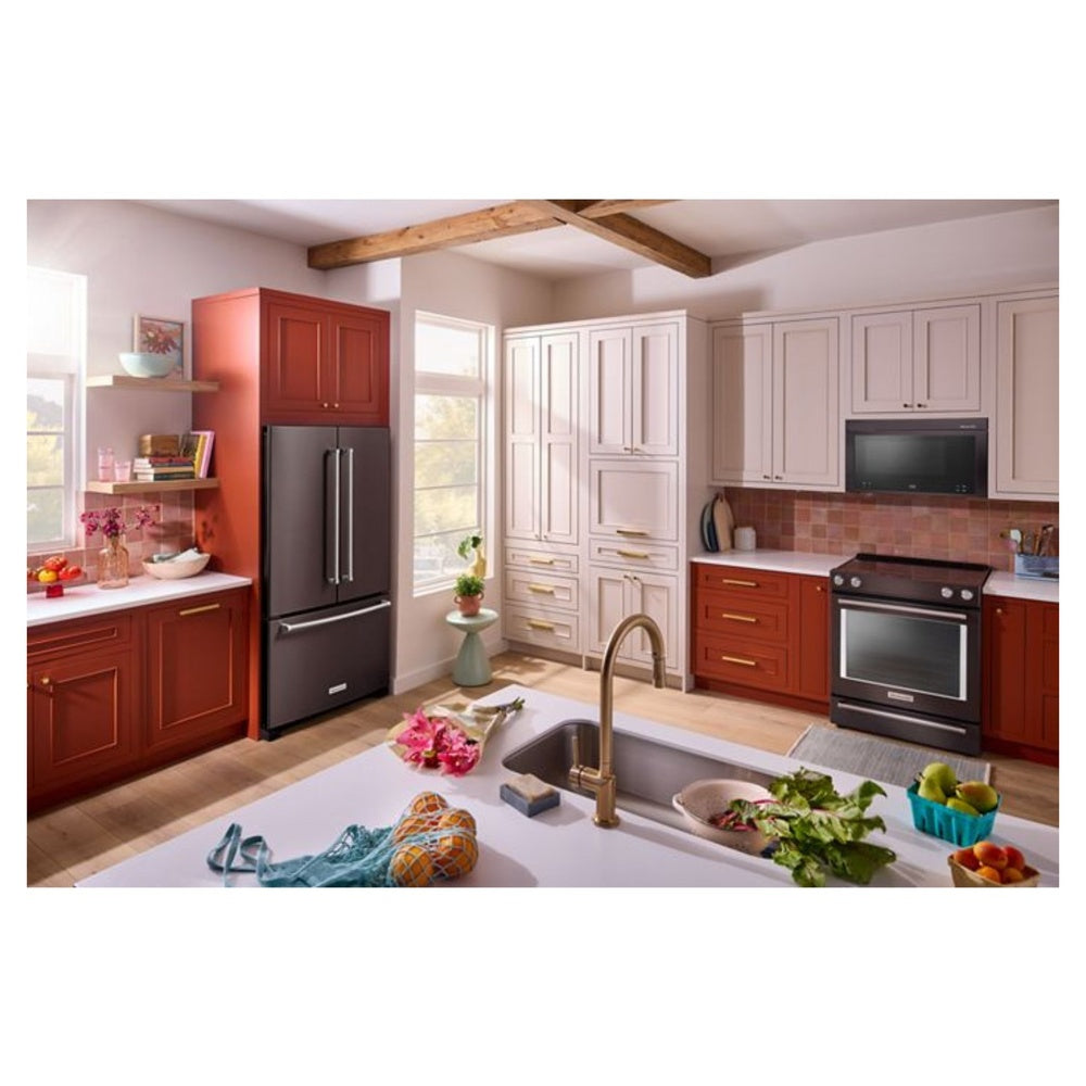 KitchenAid 20 cu. ft. 36-Inch Width Counter-Depth French Door Refrigerator with Interior Di