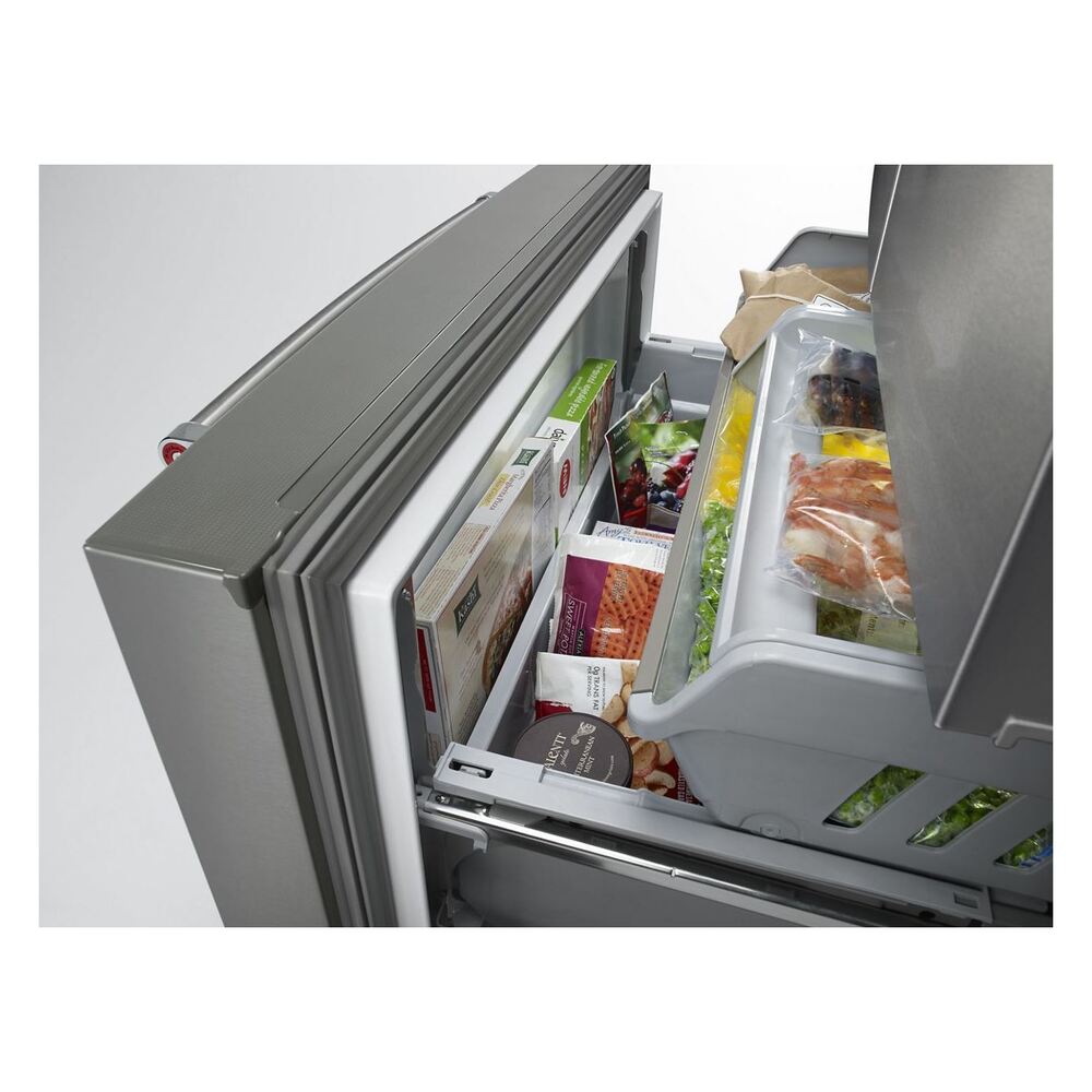KitchenAid 23.8 cu. ft. 36" Counter-Depth French Door Platinum Interior Refrigerator with P