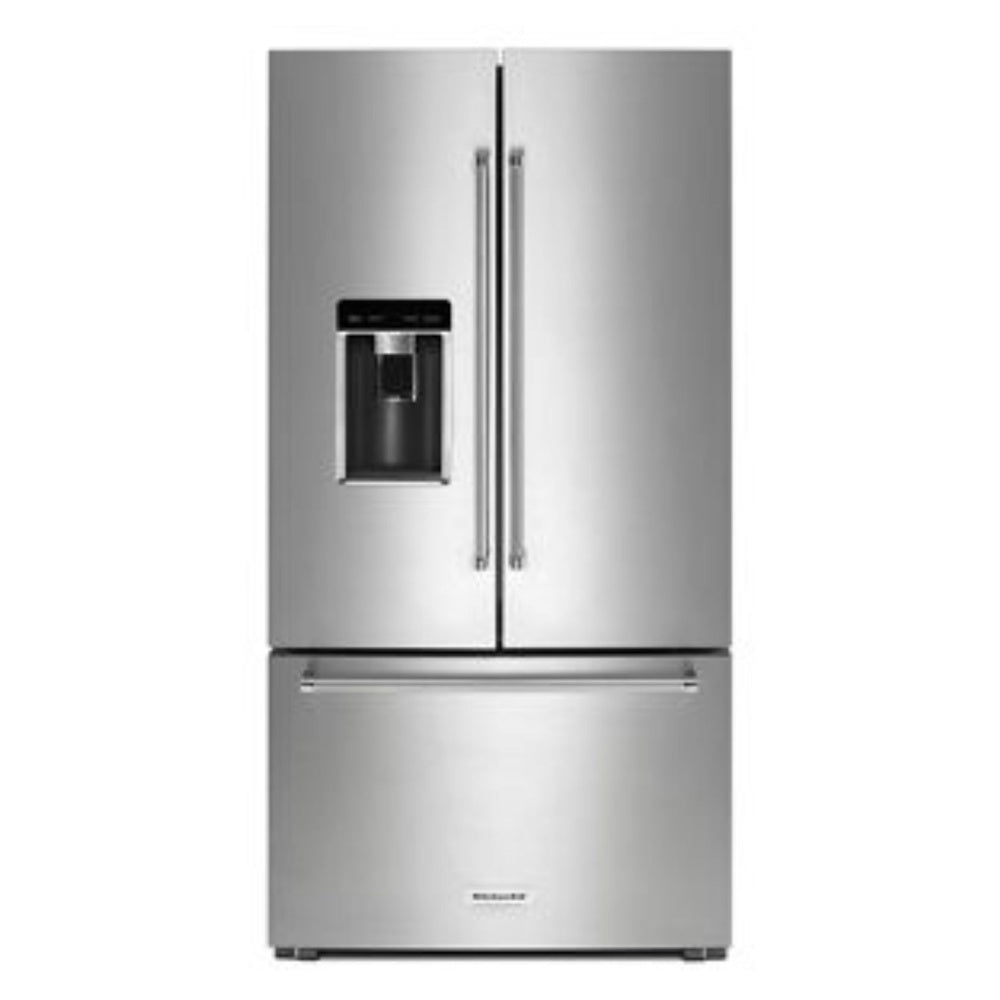 KitchenAid 23.8 cu. ft. 36" Counter-Depth French Door Platinum Interior Refrigerator with P
