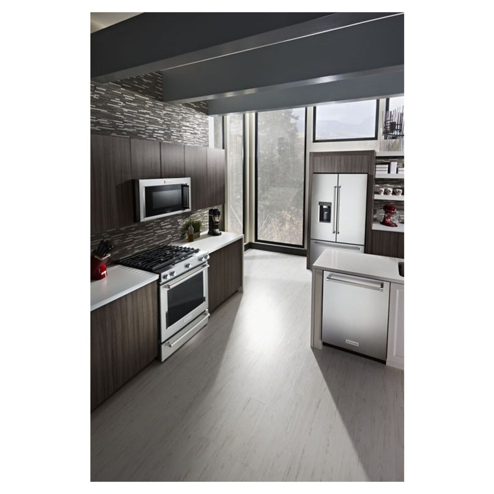 KitchenAid 23.8 cu. ft. 36" Counter-Depth French Door Platinum Interior Refrigerator with P