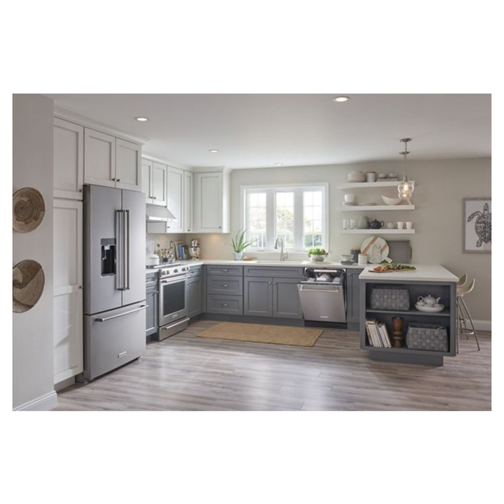 KitchenAid 23.8 cu. ft. 36" Counter-Depth French Door Platinum Interior Refrigerator with P