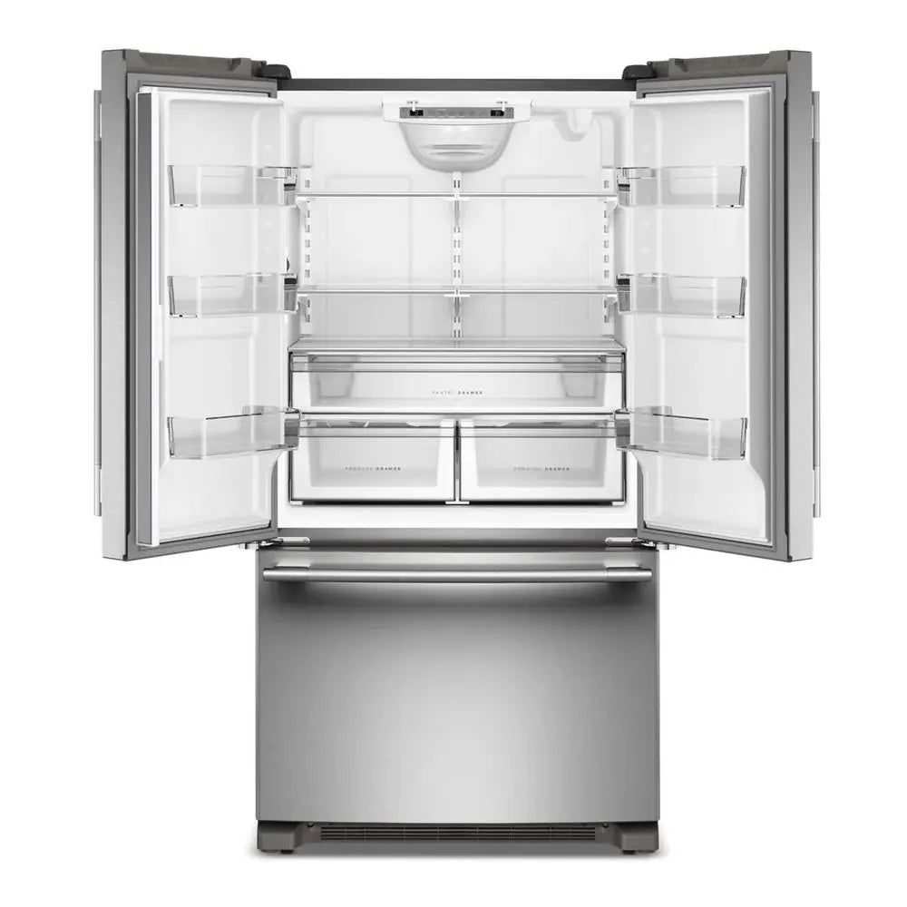 KitchenAid 25 Cu. Ft. 36-Inch Standard-Depth French Door Refrigerator with Internal Water D