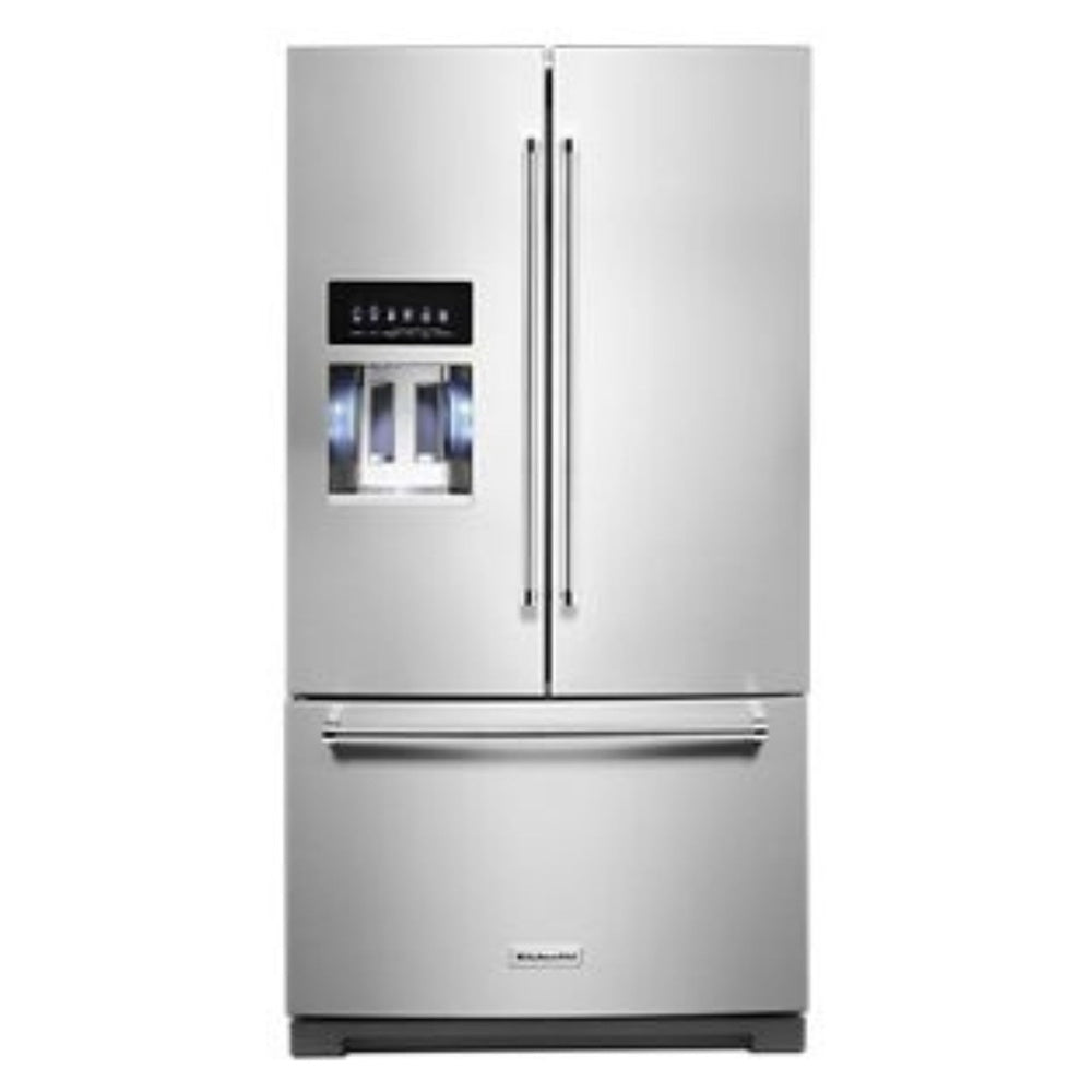 KitchenAid 26.8 Cu. Ft. Standard-Depth French Door Refrigerator with Exterior Ice and Water