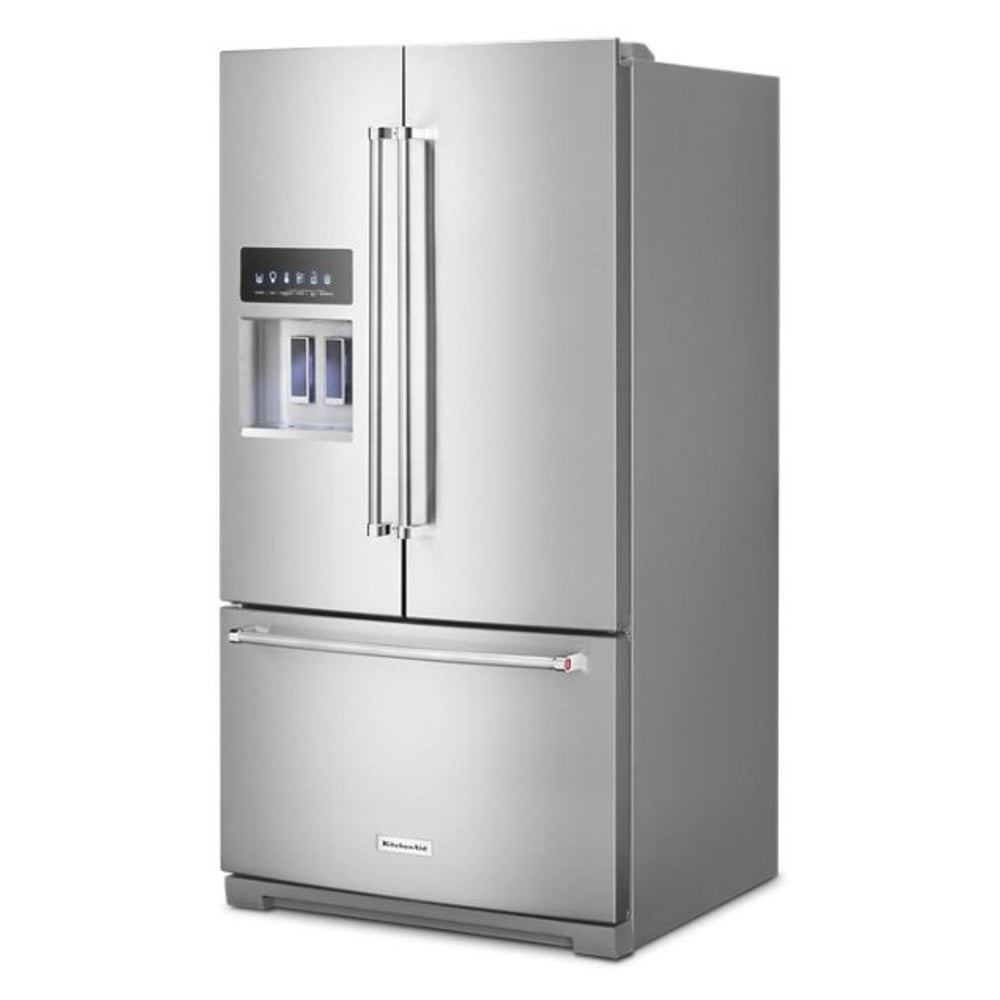 KitchenAid 26.8 Cu. Ft. Standard-Depth French Door Refrigerator with Exterior Ice and Water