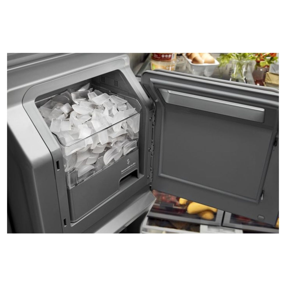 KitchenAid 26.8 Cu. Ft. Standard-Depth French Door Refrigerator with Exterior Ice and Water