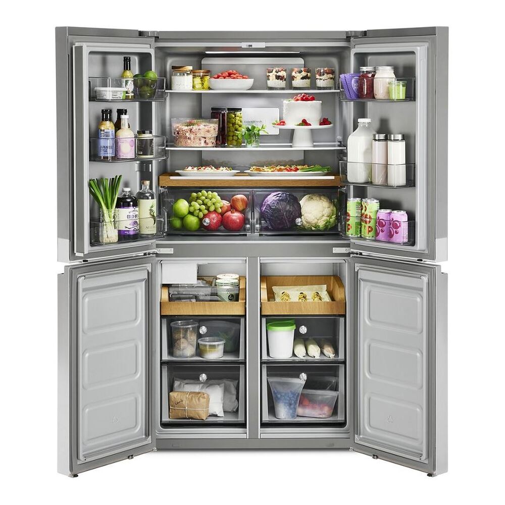 KitchenAid 19.4 cu. ft. 36-inch wide Counter-Depth 4-Door Refrigerator with PrintShield® Fi