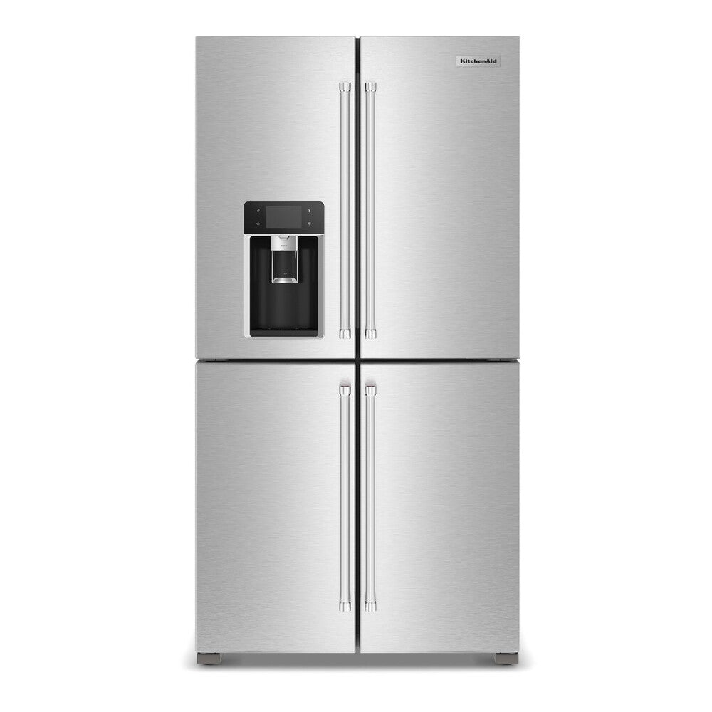 KitchenAid 36" Counter-Depth 19.4 Cu Ft 4-Door Refrigerator with Flexible Temperature Zone 