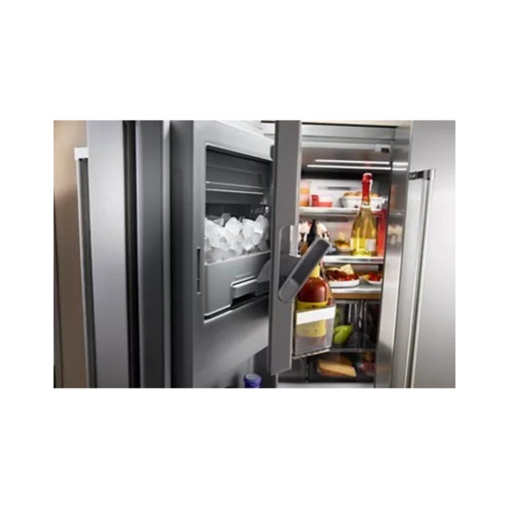 KitchenAid 36" Counter-Depth 19.4 Cu Ft 4-Door Refrigerator with Flexible Temperature Zone 