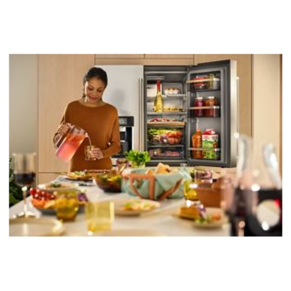 KitchenAid 36" Counter-Depth 19.4 Cu Ft 4-Door Refrigerator with Flexible Temperature Zone 