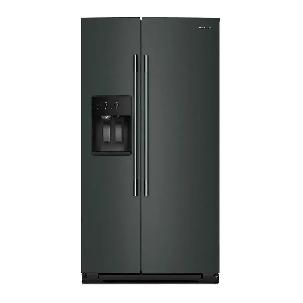 KitchenAid 20.8 Cu. Ft. Counter-Depth Side-by-Side Refrigerator with Exterior Ice and Water