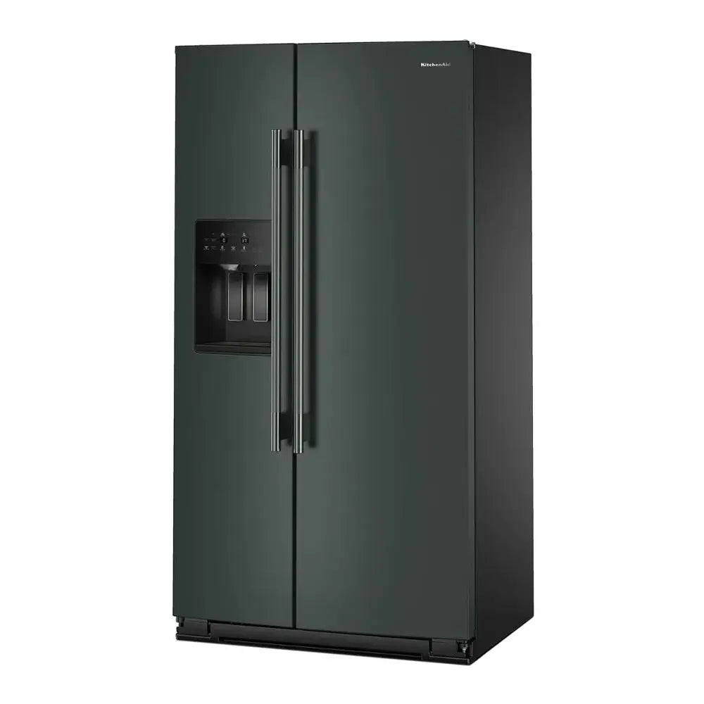 KitchenAid 20.8 Cu. Ft. Counter-Depth Side-by-Side Refrigerator with Exterior Ice and Water