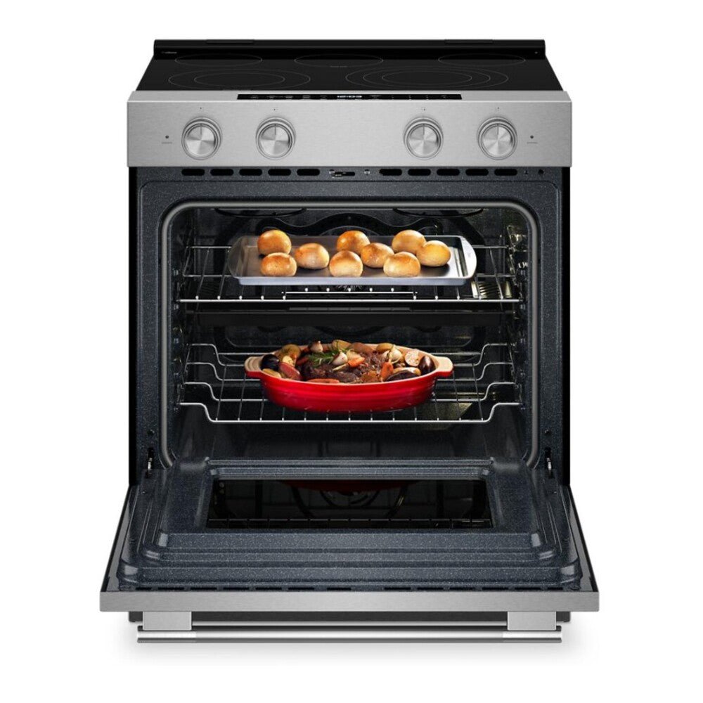 KitchenAid 5.3 Cu. Ft. Smart Slide-in Electric Range with Two Even-Heat™ Hyper Elements and