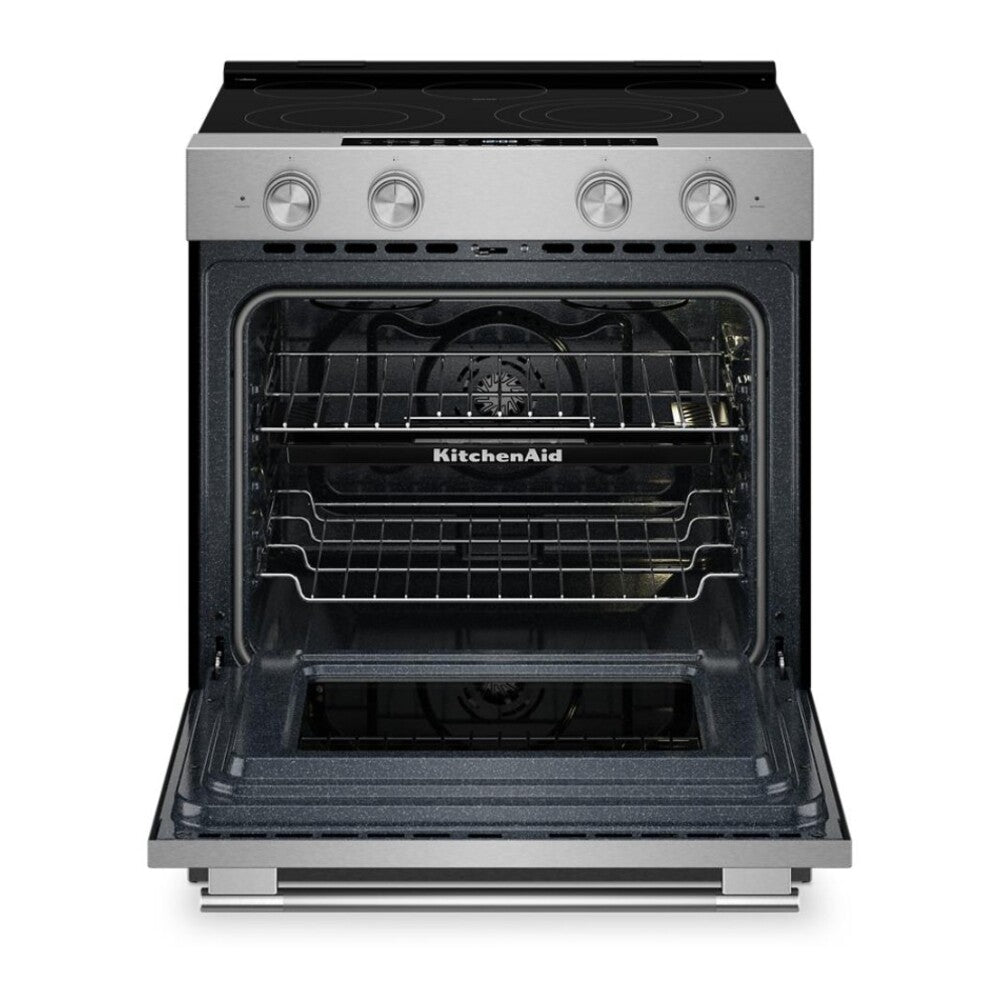 KitchenAid 5.3 Cu. Ft. Smart Slide-in Electric Range with Two Even-Heat™ Hyper Elements and