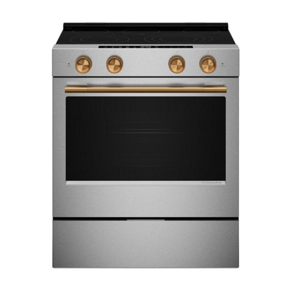 KitchenAid 5.3 Cu. Ft. Smart Slide-in Electric Range with Two Even-Heat™ Hyper Elements and
