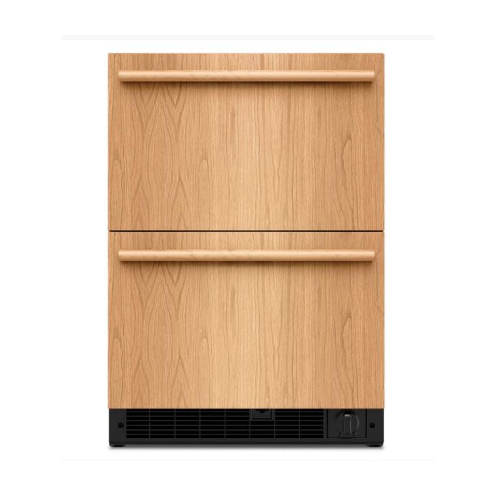 KitchenAid 24" Panel-Ready Undercounter Double-Drawer Refrigerator/Freezer