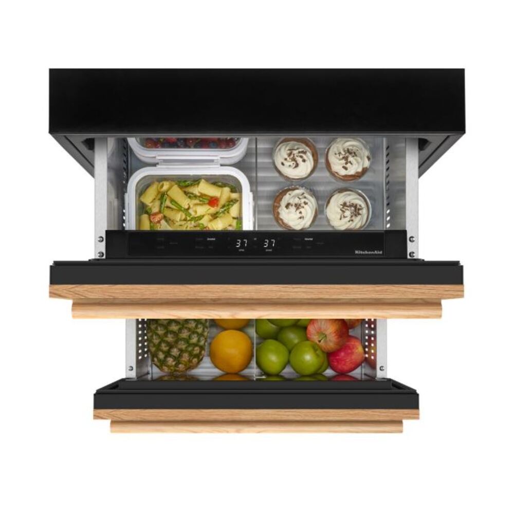 KitchenAid 24" Panel-Ready Undercounter Double-Drawer Refrigerator/Freezer