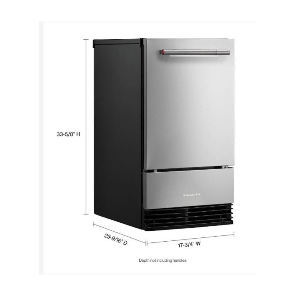 KitchenAid 18'' Automatic Ice Maker with PrintShield® Finish