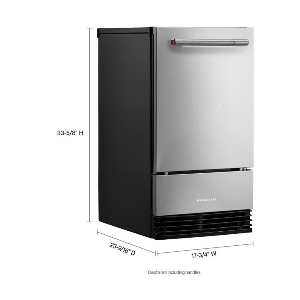 KitchenAid 18'' Automatic Ice Maker with PrintShield® Finish
