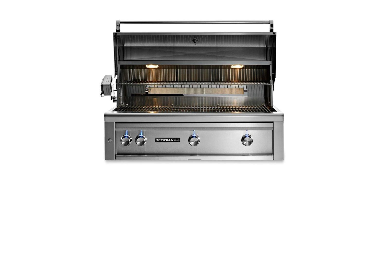 Lynx 42" SEDONA BUILT-IN GRILL WITH ROTISSERIE, 1 PROSEAR INFRARED BURNER AND 2 STAIN