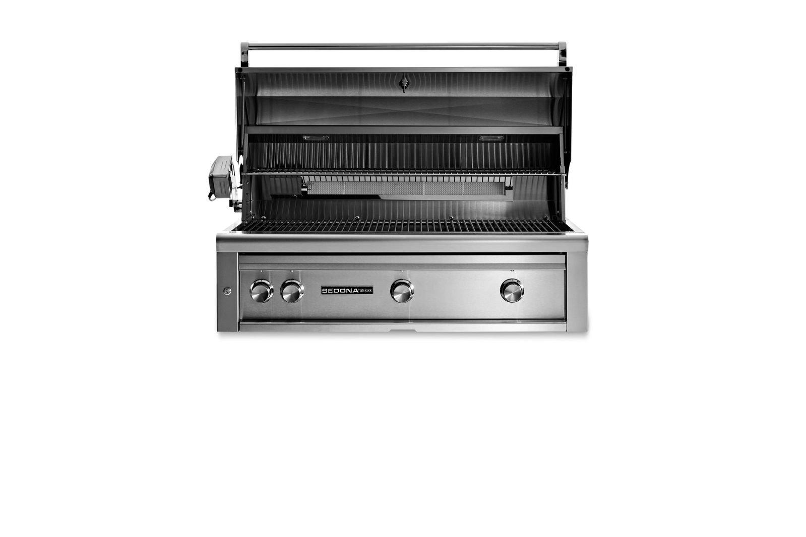 Lynx 42" SEDONA BUILT-IN GRILL WITH ROTISSERIE, 1 PROSEAR INFRARED BURNER AND 2 STAIN