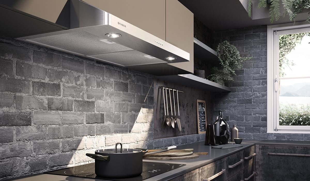 Faber 36" under cabinet hood stainless steel