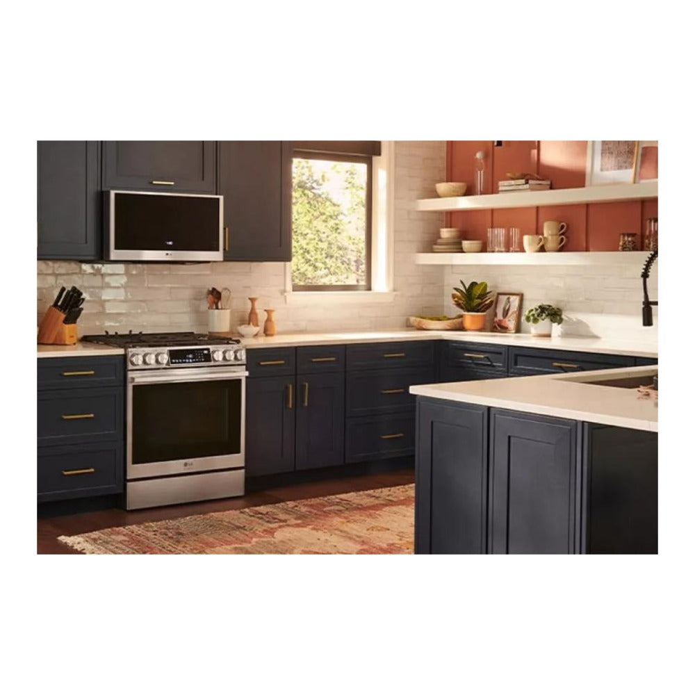 LG Studio LG STUDIO 6.3 cu. ft. InstaView® Gas Slide-in Range with ProBake Convection® and