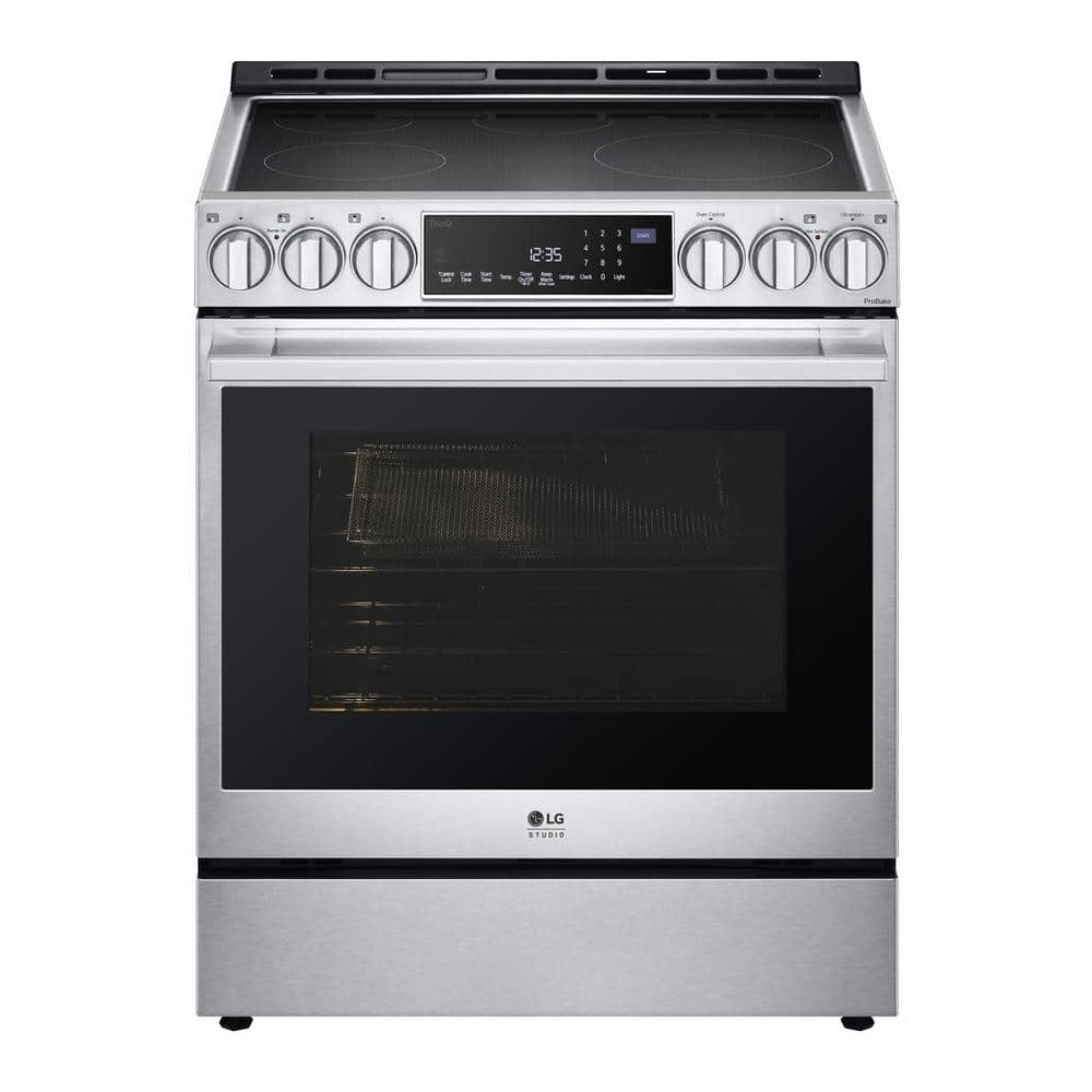 LG Studio LG STUDIO 6.3 cu. ft. InstaView® Induction Slide-in Range with Air Fry and Air S