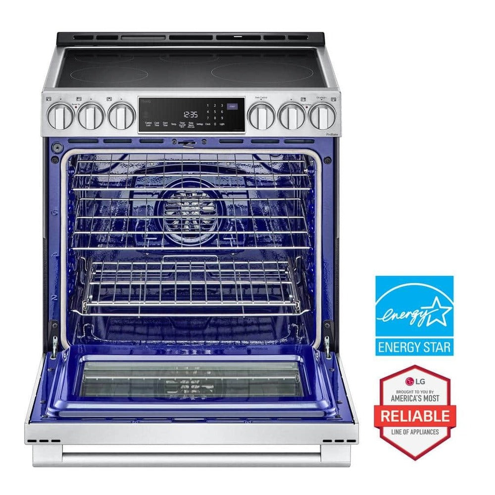 LG Studio LG STUDIO 6.3 cu. ft. InstaView® Induction Slide-in Range with Air Fry and Air S