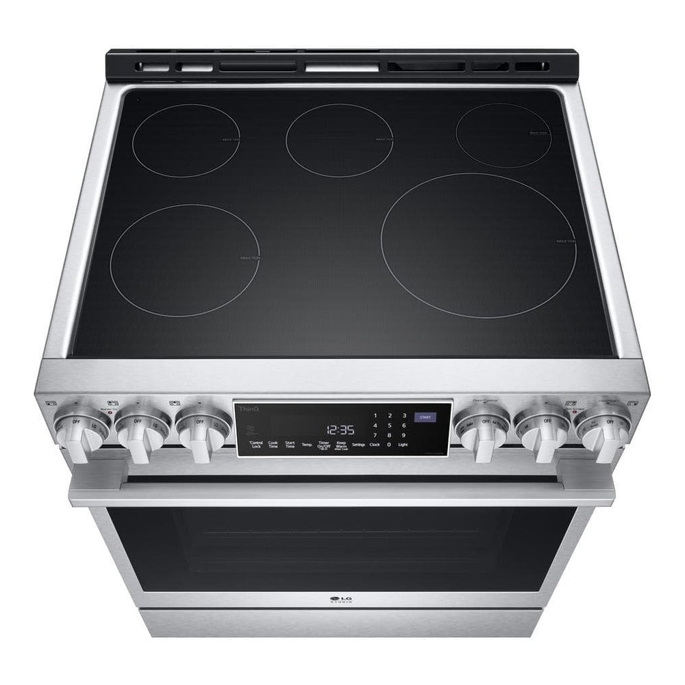 LG Studio LG STUDIO 6.3 cu. ft. InstaView® Induction Slide-in Range with Air Fry and Air S